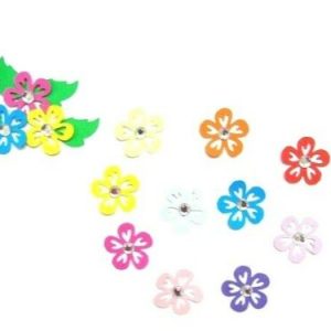 set of 100 flowers - 1.5cm