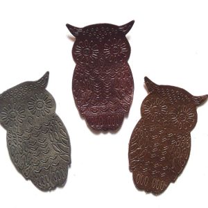 100% GENUINE LEATHER die cuts CHARM PACK CRAFT REMNANTS SCRAPS - LEATHER-002 - 15PCS