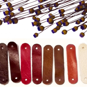 100% GENUINE LEATHER, Pre-Cut Leather Blank Straps for DIY Leather Crafts - LEATHER-019- 20PCS