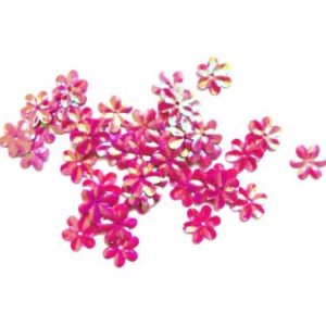 100 x 15mm Daisy Flowers  - Rainbow Pink