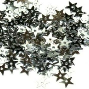 300 x 0.7cm Stars  - Silver