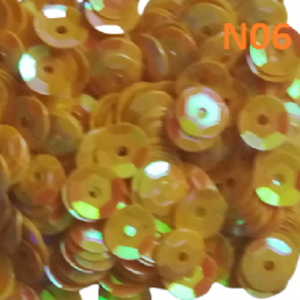 300 x 6mm Cup Round Loose Sequins - Yellow AB - N06