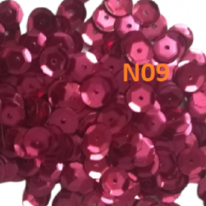 300 x 6mm Cup Round Loose Sequins - Fuchsia - N09