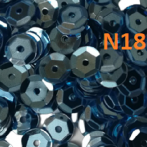 300 x 6mm Cup Round Loose Sequins - Blue - N18