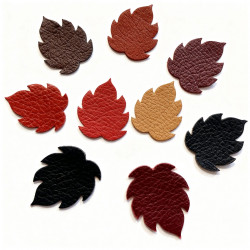 leather leaves die cuts 5cm