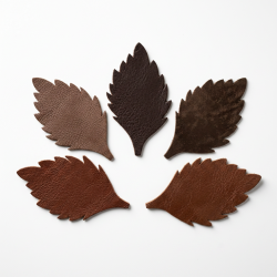 leather leaves die cuts 5cm