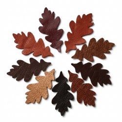 leather leaves die cuts 5cm